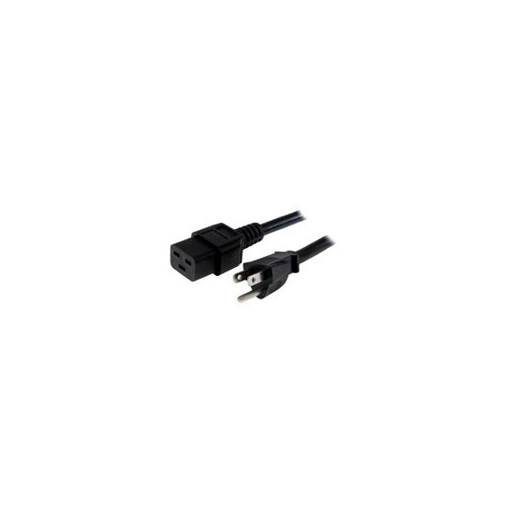 CABLE DE CORRIENTE DE 1.8M DE ALIMENTACION - SERVICIO PESADO - 14AWG - NEMA 5-15P A C19 - 15A 125V - STARTECH.COM MOD. PXT515C