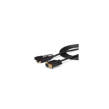 CABLE ADAPTADOR DE 3M CONVERTIDOR ACTIVO HDMI A VGA - ADAPTADOR 1920X1200 1080P - STARTECH.COM MOD. HD2VGAMM10