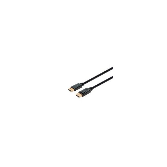 CABLE DISPLAYPORT,MANHATTAN,355575,V1.4 M-M, 2.0M NEGRO 8K60HZ