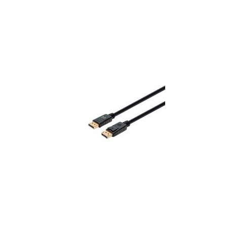 CABLE DISPLAYPORT,MANHATTAN,355575,V1.4 M-M, 2.0M NEGRO 8K60HZ