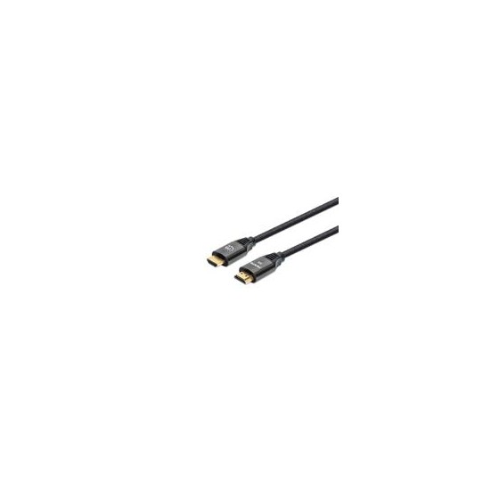 CABLE HDMI.MANHATTAN,355957, 2.1 TEXTIL M-M  3.0M, 8K@60HZ,