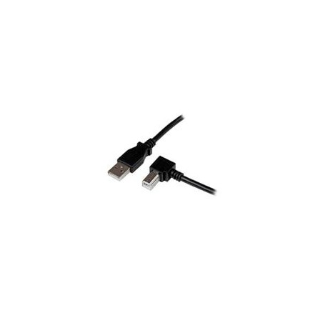 CABLE ADAPTADOR USB DE 2M PARA IMPRESORA ACODADO - 1X USB A MACHO - 1X USB B MACHO EN ANGULO DERECHO - STARTECH.COM MOD. USBAB