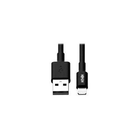  CABLE DE SINCRONIZACIYEN TRIPP LITE M100-006-BK CABLE DE SINCRONIZACIYEN Y CARGA USB A A LIGHTNING, CERTIFICADO MFI - NEGRO, 