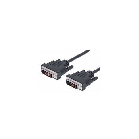 CABLE DVI,MANHATTAN,328838,-D A DVI-D,1.8M DUAL VIDEO DIGITAL M-M MONITOR