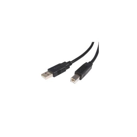 CABLE USB DE 1.8M PARA IMPRESORA - USB 2.0 CERTIFICADO - 1X USB-A MACHO - 1X USB-B MACHO - NEGRO - STARTECH.COM MOD. USB2HAB6