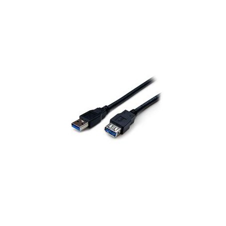 CABLE DE 1.8M DE EXTENSION ALARGADOR PASIVO USB 3.0 SUPERSPEED - MACHO A HEMBRA USB A - EXTENSOR - NEGRO - STARTECH.COM MOD. U