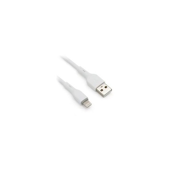 CABLE  BROBOTIX LIGHTNING PVC 1MT BLANCO