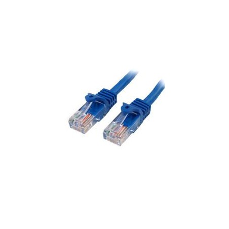 CABLE DE 2M AZUL DE RED FAST ETHERNET CAT5E RJ45 SIN ENGANCHE - CABLE PATCH SNAGLESS - STARTECH.COM MOD. 45PAT2MBL