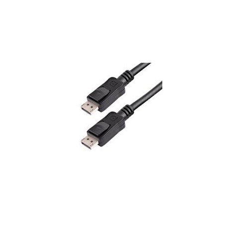 CABLE DE 3M DISPLAYPORT CERTIFICADO 1.2 4K CON CIERRE DE SEGURIDAD - 2X MACHO DP - STARTECH.COM MOD. DISPLPORT10L