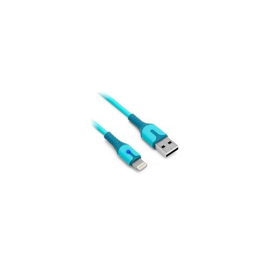 CABLE BROBOTIX CARGA RAPIDA USB-A V3.0 A LIGHTNING COLOR BLANCO