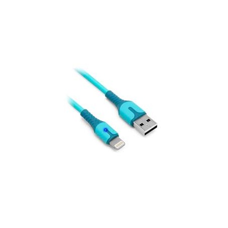 CABLE BROBOTIX CARGA RAPIDA USB-A V3.0 A LIGHTNING COLOR BLANCO