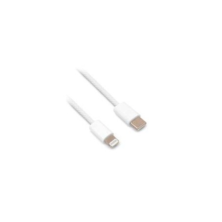 CABLE BROBOTIX CARGA RAPIDA USB-C V3.0 A LIGHTNIG TEJIDO, 1.0 M, COLOR GRIS