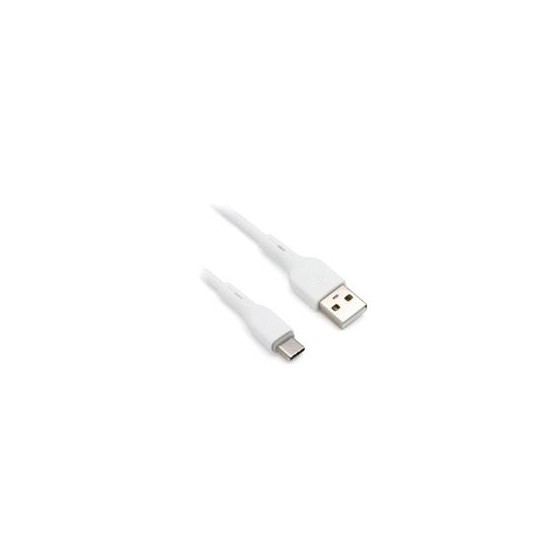 CABLE BROBOTIX USB-A V2.0 A USB-C, PVC, 1.0 M, BLANCO