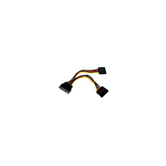 CABLE SATA BROBOTIX PARA CORRIENTE, DOBLE A 0.6 PULGADAS