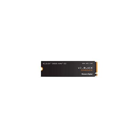 UNIDAD DE ESTADO SOLIDO SSD INTERNO WD BLACK SN850X 1TB M.2 2280 NVME PCIE GEN4 X4 LECT.7300MB/S ESCRIT.6300MB/S TBW 600 WDS10