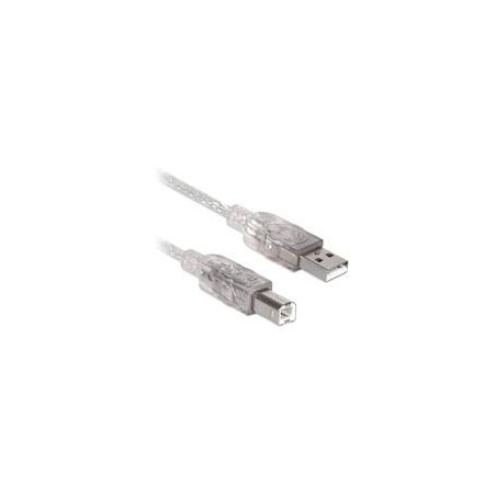 CABLE BROBOTIX USB V2.0 A-B 1.8 M PLATA 