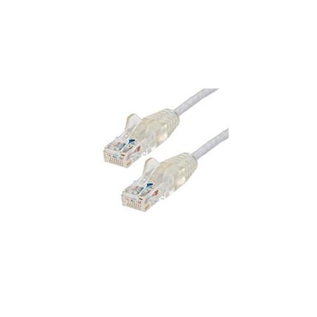 CABLE DE 30CM DE RED ETHERNET CAT6 DELGADO SIN ENGANCHES - CABLE DE RED SNAGLESS - GRIS - STARTECH.COM MOD. N6PAT1GRS