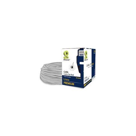 BOBINA BROBOTIX CAT6  CCA UTP 305MTS   GRIS