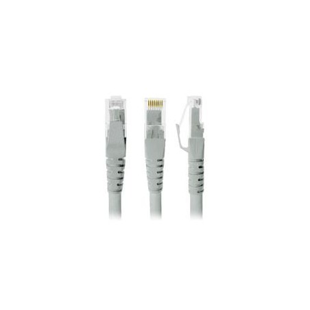 CABLE DE RED RJ45 BROBOTIX CAT 6 CON BOTA 2.0 MTS (7FT) GRIS