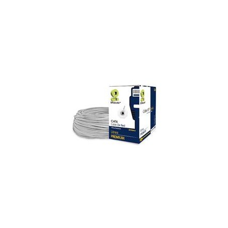  BOBINA BROBOTIX CAT6 CCA UTP PARA INTERIORES, GRIS, 200 METROS