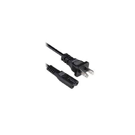 CABLE CORRIENTE BROBOTIX  PARA LAPTOP TIPO 8,  0.90 METROS.