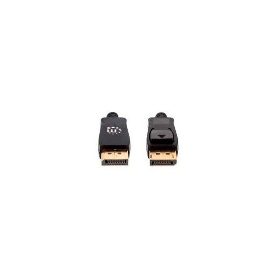 CABLE DISPLAYPORT,MANHATTAN,353595, V1.4 M-M 1.0M NEGRO 8K60HZ