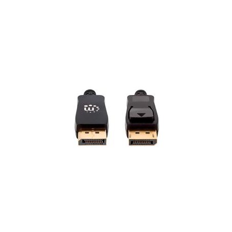 CABLE DISPLAYPORT,MANHATTAN,353595, V1.4 M-M 1.0M NEGRO 8K60HZ