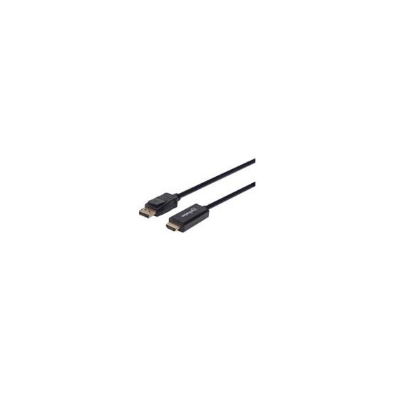 CABLE DISPLAYPORT,MANHATTAN,153195, - HDMI M-M 4K  1.0M