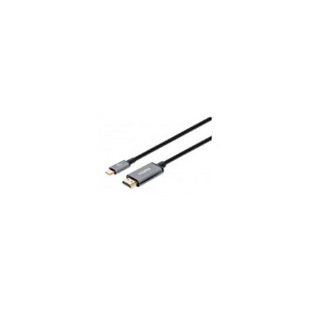 CABLE USB,MANHATTAN,153607,-C A HDMI M 2.0M 4K@60HZ, NEGRO