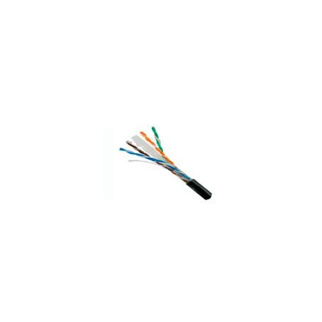 BOBINA DE CABLE UTP  SAXXON CAT6 100% COBRE CON GEL/ 305 METROS/ USO EXTERIOR/ COLOR NEGRO/ CUMPLE CON ESTANDARES: ISO/ IEC 11