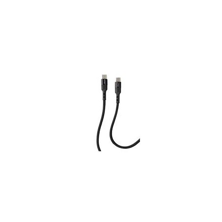 CABLE ACTECK LINX PLUS CC420 / USB C A USB C / 1.8 M / CARGA RAPIDA / NEGRO / AC-934855