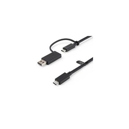 CABLE USB TIPO C DE 1M CON ADAPTADOR USB-A, USB-C A C , USB-A A C, CABLE USB C 2 EN 1 PARA DOCKS HIBRIDAS - STARTECH.COM MOD. 