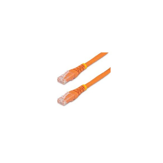 CABLE DE RED 4.5M CATEGORIA CAT6 UTP RJ45 GIGABIT ETHERNET ETL - PATCH MOLDEADO - NARANJA - STARTECH.COM MOD. C6PATCH15OR