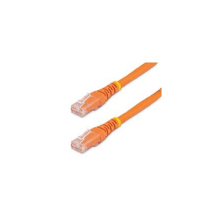 CABLE DE RED 4.5M CATEGORIA CAT6 UTP RJ45 GIGABIT ETHERNET ETL - PATCH MOLDEADO - NARANJA - STARTECH.COM MOD. C6PATCH15OR