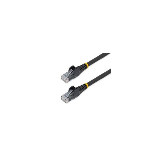 CABLE ETHERNET CAT 6 DE 3 METROS - LSZH - CABLE DE RED PATCH CAT6 UTP RJ45 POE DE 100W 10 GBE SIN ENGANCHES NEGRO, ETL - START