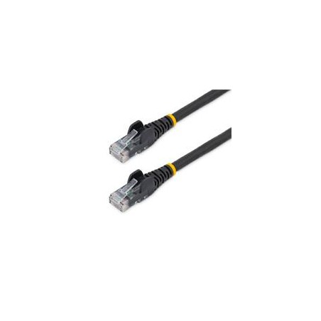 CABLE ETHERNET CAT 6 DE 3 METROS - LSZH - CABLE DE RED PATCH CAT6 UTP RJ45 POE DE 100W 10 GBE SIN ENGANCHES NEGRO, ETL - START