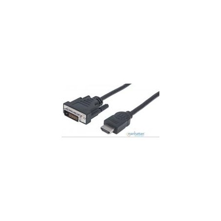 CABLE HDMI,MANHATTAN,372503, - DVI-D M-M  1.8M