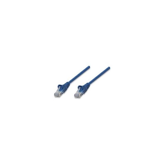 CABLE PATCH,INTELLINET,318129, 0.5M 1.5F CAT 5E UTP AZUL