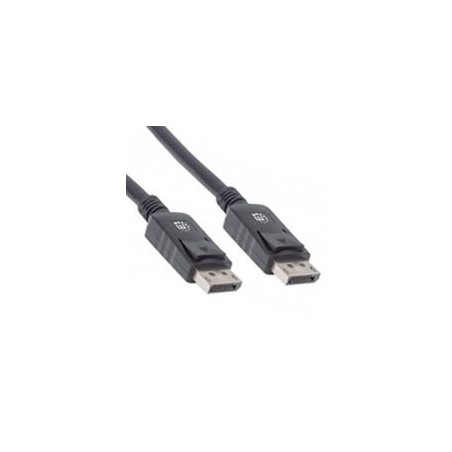 CABLE DISPLAYPORT,MANHATTAN,307093, V1.2 M-M 3.0M NEGRO 4K60HZ