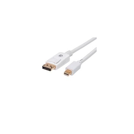 CABLE DISPLAYPORT,MANHATTAN,324748, - MINIDP M-M  2.0M BLANCO