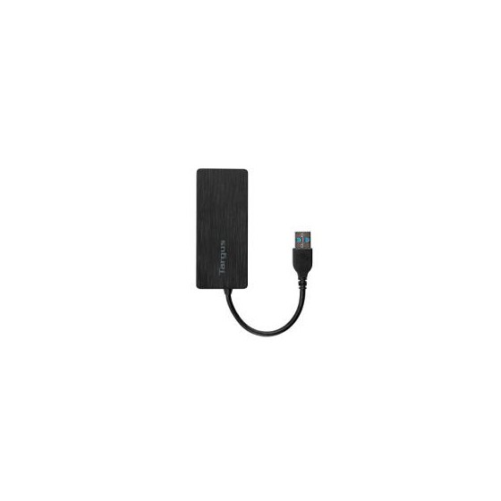 HUB TARGUS ACH124US CONCENTRADOR DE PUERTOS USB 3.0 COLOR NEGRO