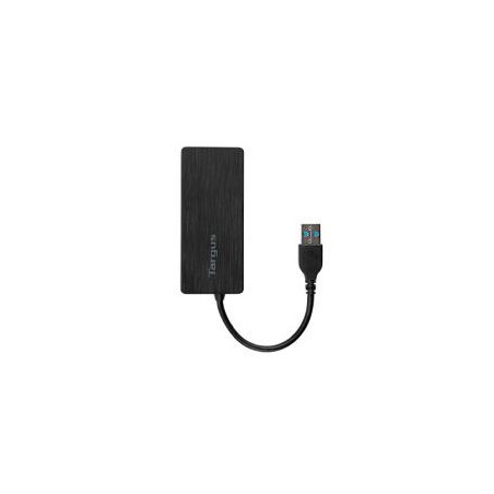 HUB TARGUS ACH124US CONCENTRADOR DE PUERTOS USB 3.0 COLOR NEGRO