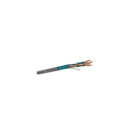 BOBINA DE CABLE CONDUMEX CAT5E FTP BLINDAJE CM 100% COBRE SOLIDO 24 AWG ROLLO 305 METROS AZUL