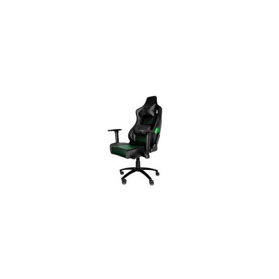 SILLA GAMER XBOX BY TECH ZONE ELITE SX-00G7 / KOSKIN DE ALTA RESISTENCIA Y PERFILES EN VELOUR / NEGRO / RECLINABLE 90-160 / 12