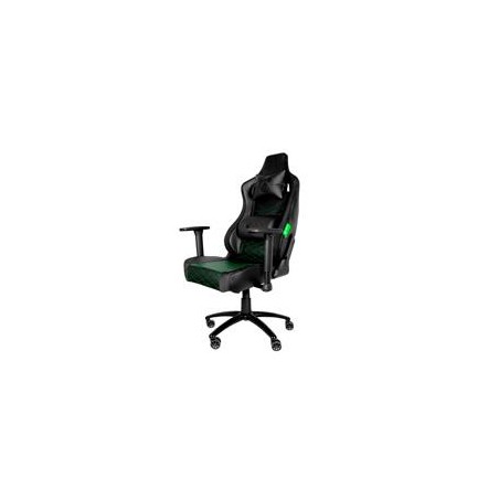 SILLA GAMER XBOX BY TECH ZONE ELITE SX-00G7 / KOSKIN DE ALTA RESISTENCIA Y PERFILES EN VELOUR / NEGRO / RECLINABLE 90-160 / 12