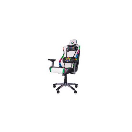 SILLA GAMER XBOX BY TECH ZONE SPECIAL EDITION SX-00GAM / PIEL SINTETICA / BLANCA / RECLINABLE 90-160 / 120 KG / REPOSABRAZOS 4