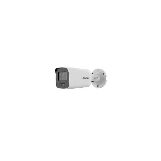 CAMARA BALA IP HIKVISION 8 MP DS-2CD2087G2-L(U)(C) / IMAGEN A COLOR 24/7 / POE / LENTE 2.8 MM / LUZ BLANCA 40 MTS / EXTERIOR I