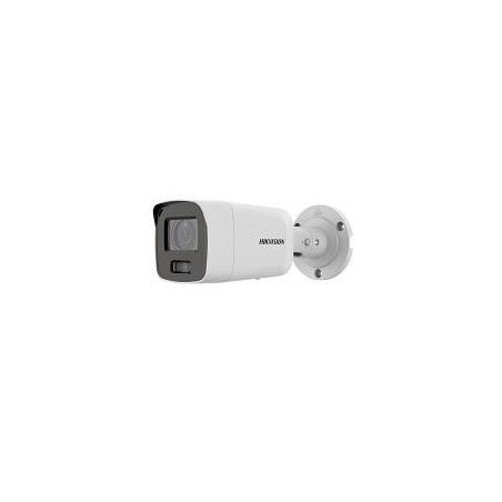 CAMARA BALA IP HIKVISION 8 MP DS-2CD2087G2-L(U)(C) / IMAGEN A COLOR 24/7 / POE / LENTE 2.8 MM / LUZ BLANCA 40 MTS / EXTERIOR I