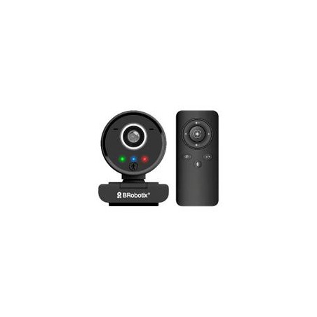 CAMARA WEB BROBOTIX FULL HD 1080P, SEGUIMIENTO AUTOMATICO GIRO 360Â° MICROFONO INTEGRADO, USB 2.0, INCLUYE TRIPIE