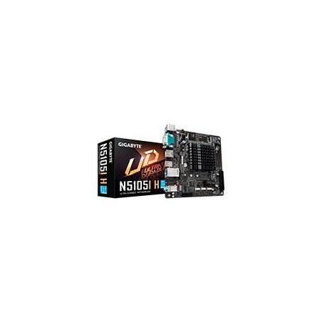 MB GIGABYTE CPU INTEGRADO INTEL CELERON N5105 /2X SO-DIMMDDR4 2400/2133 MHZ /1 HDMI/4XUSB /MINI ITX/GAMA BASICA